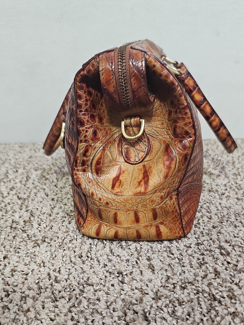 BRAHMIN CRANDAL CROC EMBOSSED SATCHEL BFPM-06-113 - Picture 3 of 11